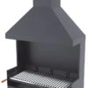 Barbacoa Carbón Y Leña 100 Cm Con Chimenea