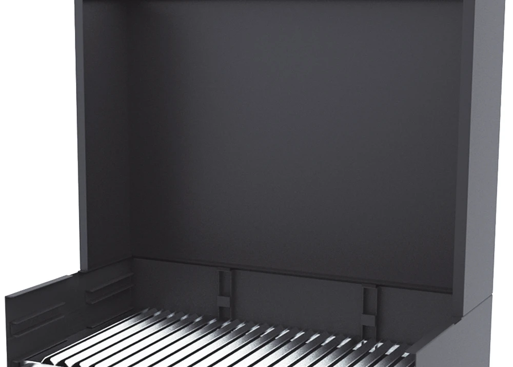 Barbacoa Carbón Y Leña 60 Cm Con Paravaientos - Imagen 2