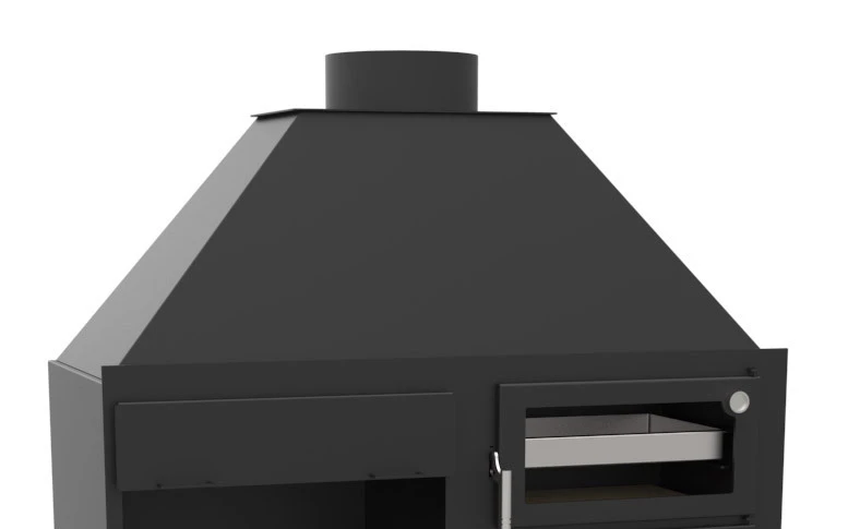 Barbacoa Argentina 140 Cm. Con Horno Y Estantes - Imagen 3