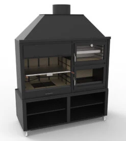 Barbacoa Argentina 200 Cm. Con Horno Y Estantes