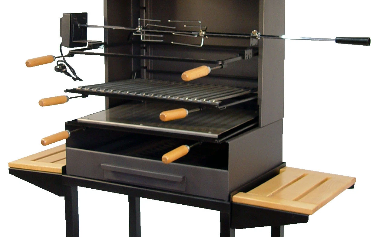 Barbacoa Chimenea Con Rustidor - Imagen 2