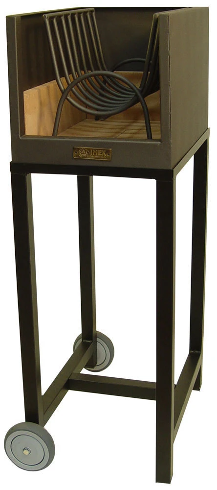 Leñero Con Carro Para Barbacoa Argentina