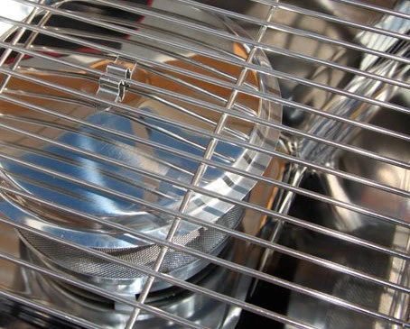 Barbacoa Portatil Sin Humo Teide Blanco - Imagen 2