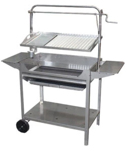 IMEX Barbacoa Todo Acero Inoxidable Con Elevador Deluxe