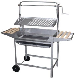 IMEX Barbacoa Todo Acero Inoxidable Con Elevador Deluxe II