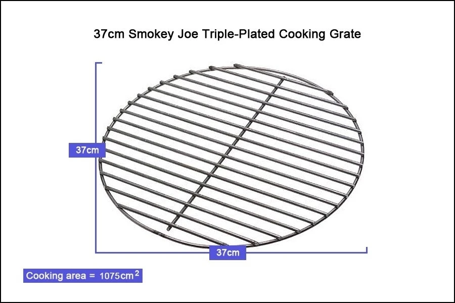 Weber Smokey Joe Premium 37 Cm Gris Humo - Imagen 4