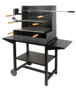 Barbacoa Todo Metal Con Rustidor