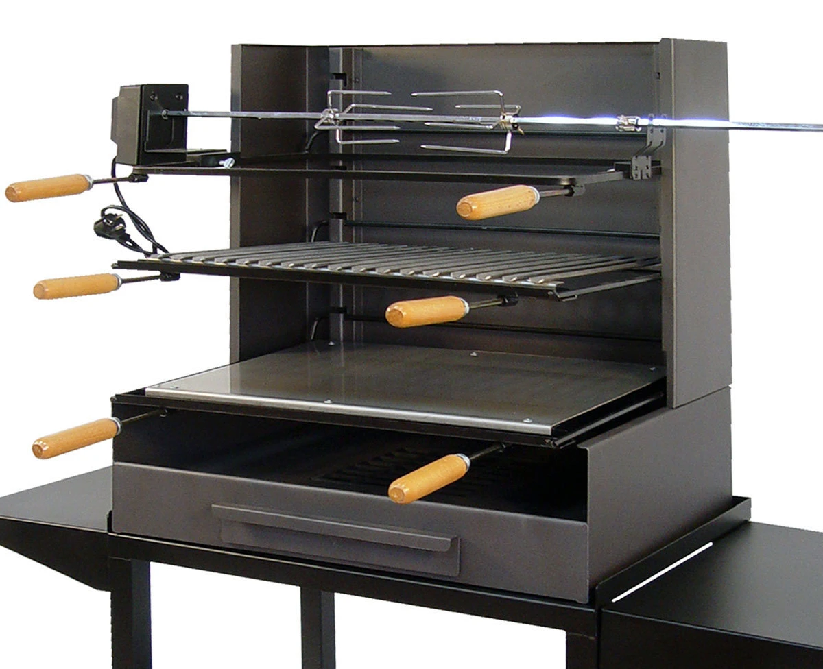 Barbacoa Todo Metal Con Rustidor - Imagen 2