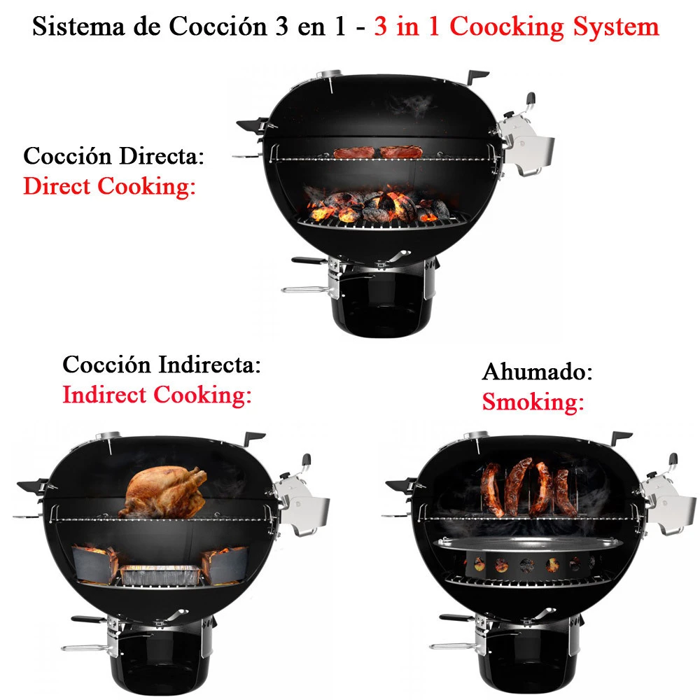 Master-Touch GBS Premium SE E-5775 57 Cm Weber Negra - Imagen 9