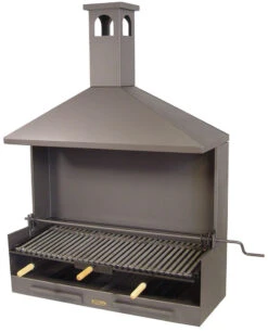 Cajon Barbacoa Con Chimenea Extra Grande