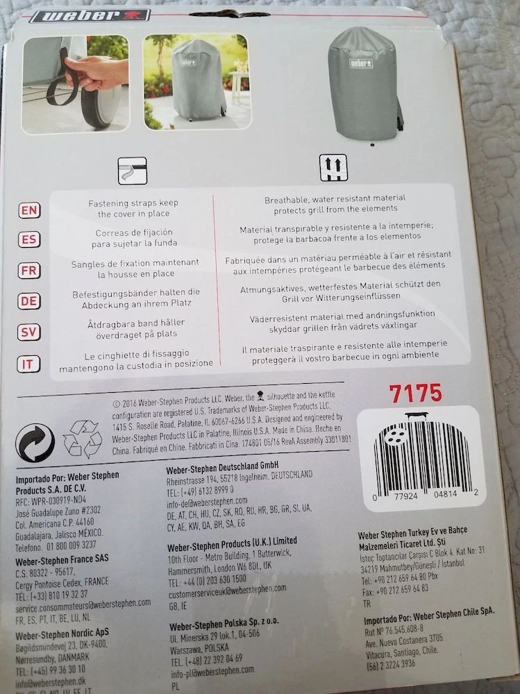 Funda Standard 47 Cm. Barbacoas Carbón Weber - Imagen 5