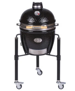 Kamado Monolith Junior Pro Series 2.0 Negro Con Pies