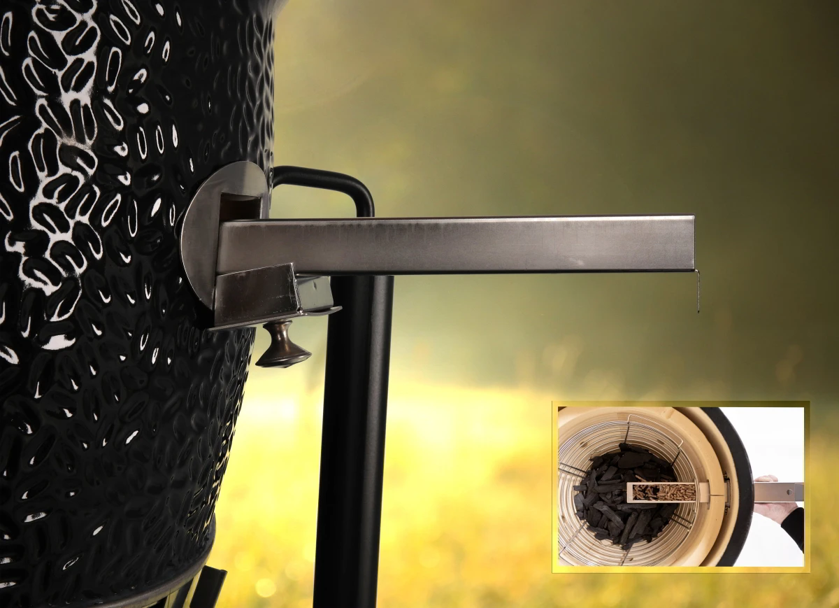 Kamado Monolith Junior Pro Series 2.0 Burdeos - Imagen 11