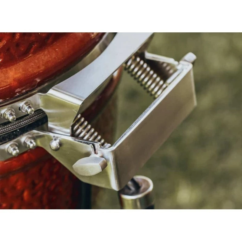 Kamado Monolith Junior Pro Series 2.0 Burdeos - Imagen 6