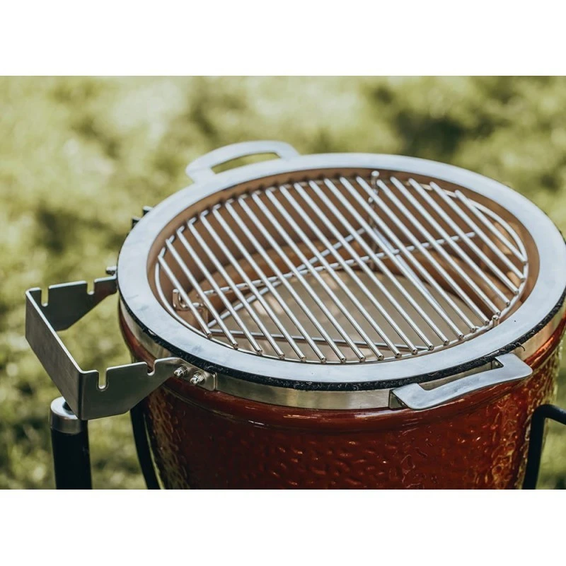 Kamado Monolith Junior Pro Series 2.0 Burdeos - Imagen 7