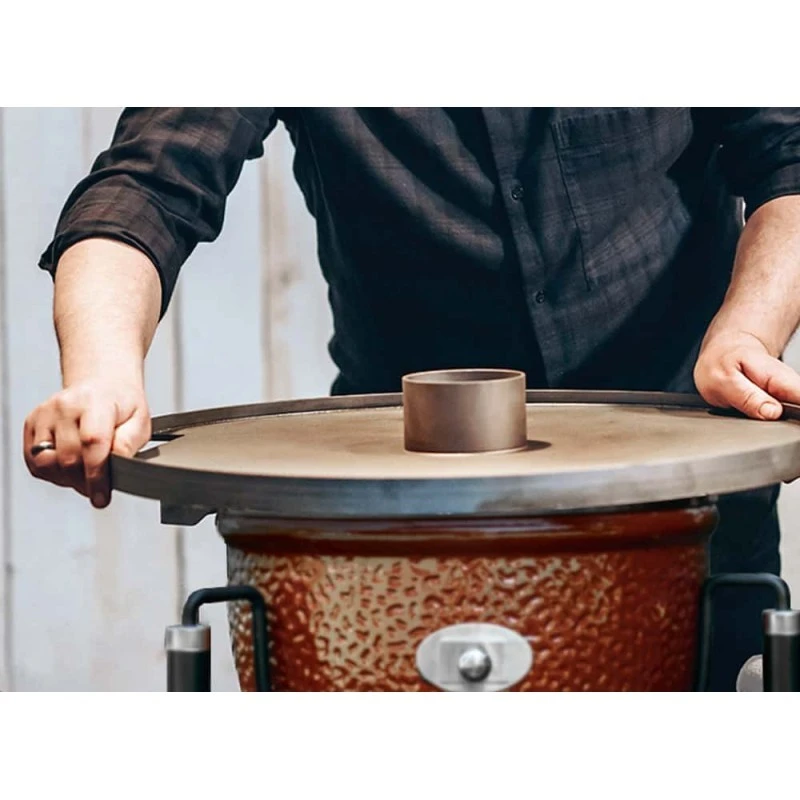 Kamado Monolith Junior Pro Series 2.0 Burdeos - Imagen 8