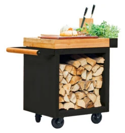 Ofyr Mise En Place Pro Negro Mesa Madera De Teca