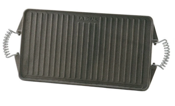 Plancha Hierro Fundido 24 X 43 Cm. - Imagen 2