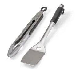 Set 2 Utensilios Inox. Barbacoas Grandhall