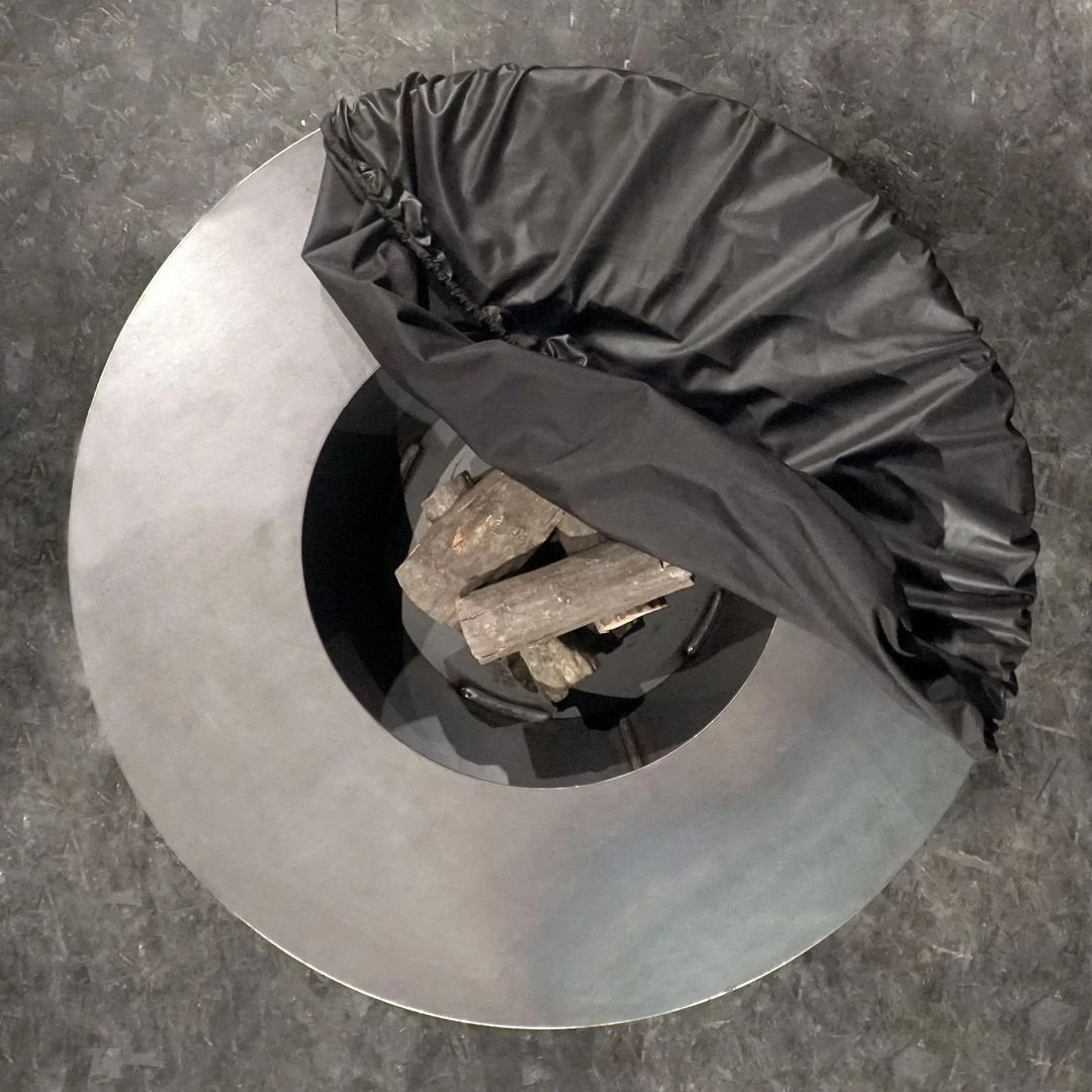 Set Tapa Y Funda Negra De Vinilo Ofyr 100 Cm - Imagen 2